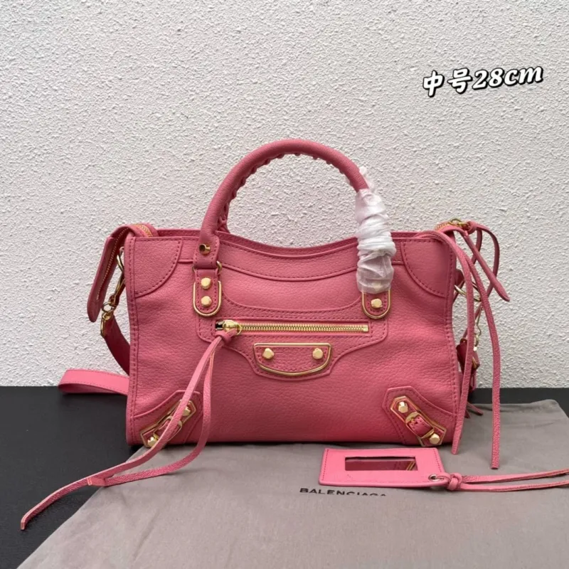 Balenciaga Pink Medium Top Handle Bag