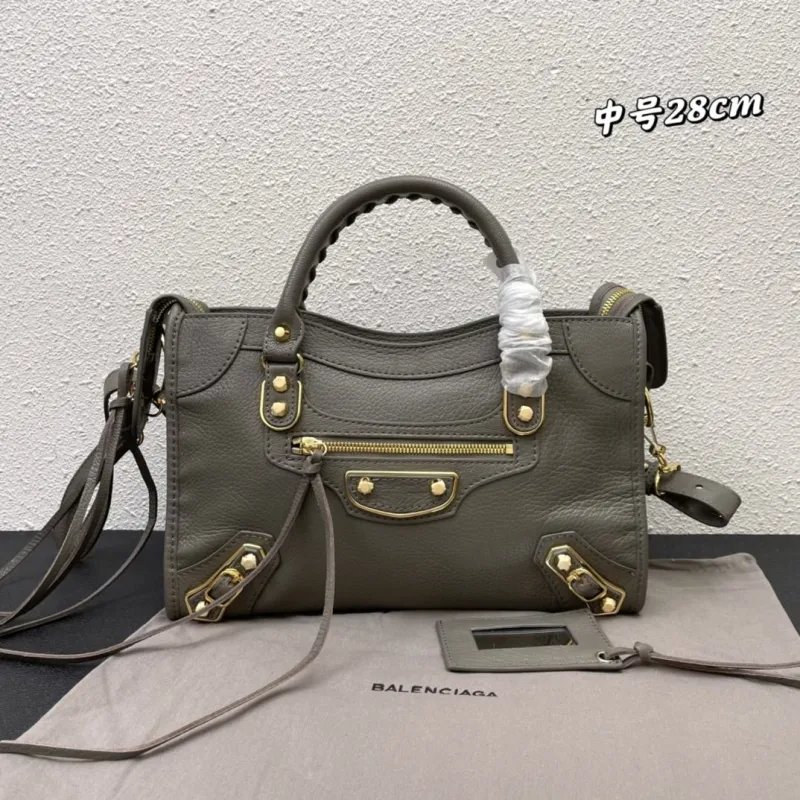 Balenciaga Medium Gray Top Handle Bag