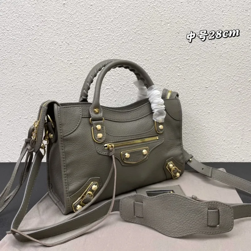 Balenciaga Medium Gray Top Handle Bag - Image 3