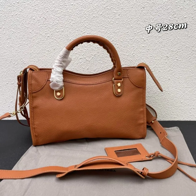 Alternative view of Balenciaga Medium Brown Top Handle Bag