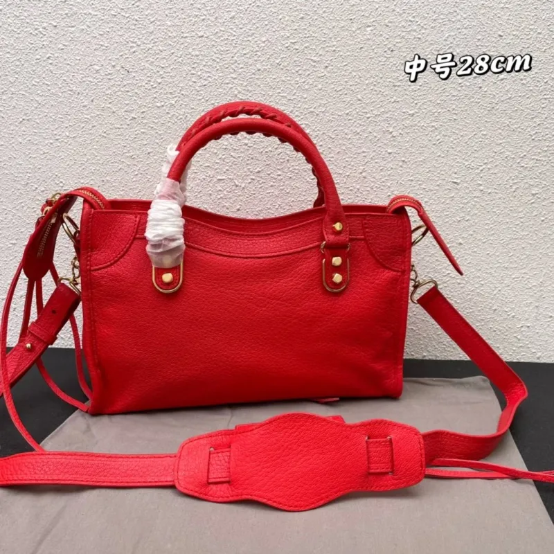 Alternative view of Balenciaga Red Medium Top Handle Bag 28cm