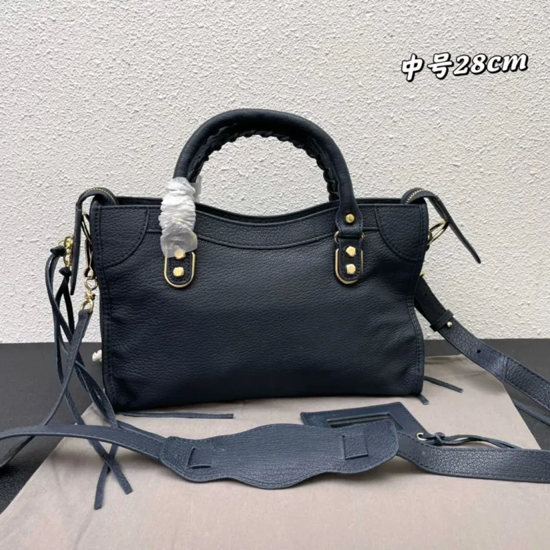 Alternative view of Balenciaga Medium Navy Blue Top Handle Bag