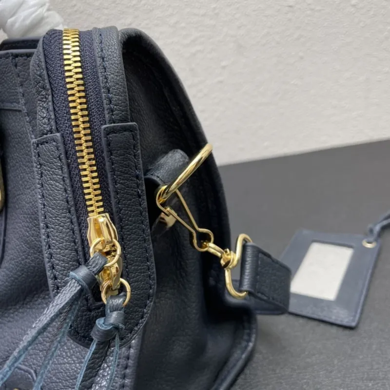 Balenciaga Medium Navy Blue Top Handle Bag - Image 5