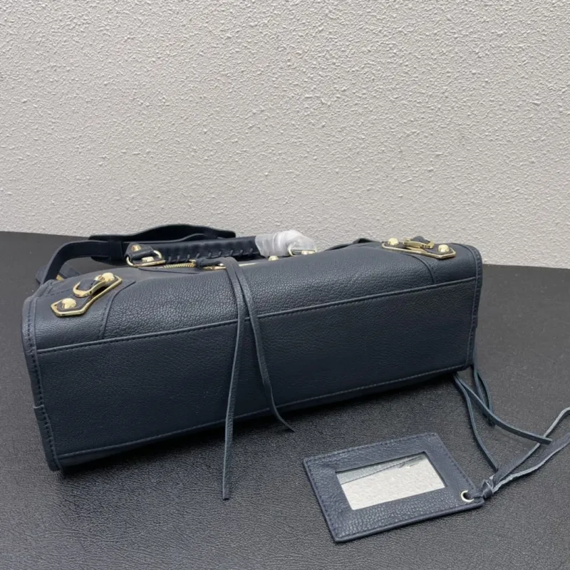Balenciaga Medium Navy Blue Top Handle Bag - Image 7