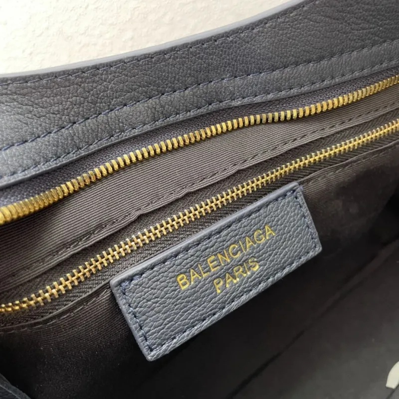 Balenciaga Medium Navy Blue Top Handle Bag - Image 9