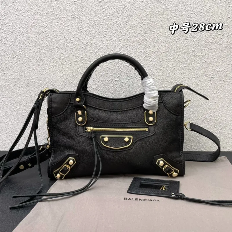 Balenciaga Black Medium Top Handle Bag 287