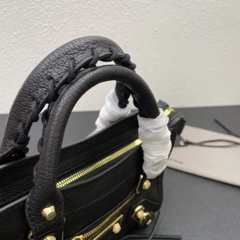Balenciaga Black Medium Top Handle Bag 287 - Image 5
