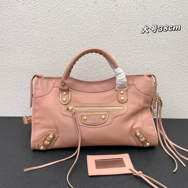 Balenciaga Large Pink Top Handle Bag 38cm