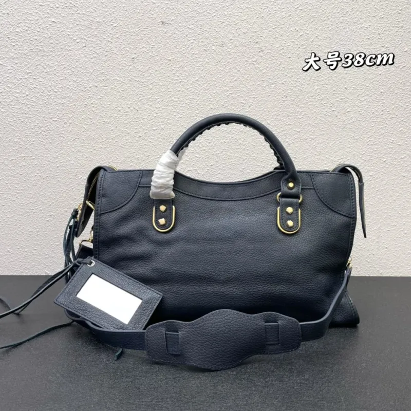 Alternative view of Balenciaga Large 38cm Dark Navy Top Handle Bag