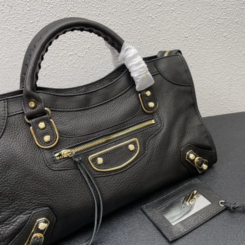 Balenciaga Black Large Top Handle Bag - Image 5