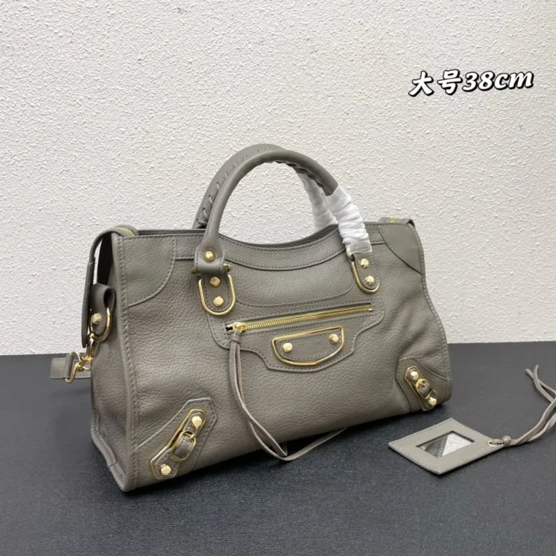 Balenciaga Large Gray Top Handle Bag - Image 3