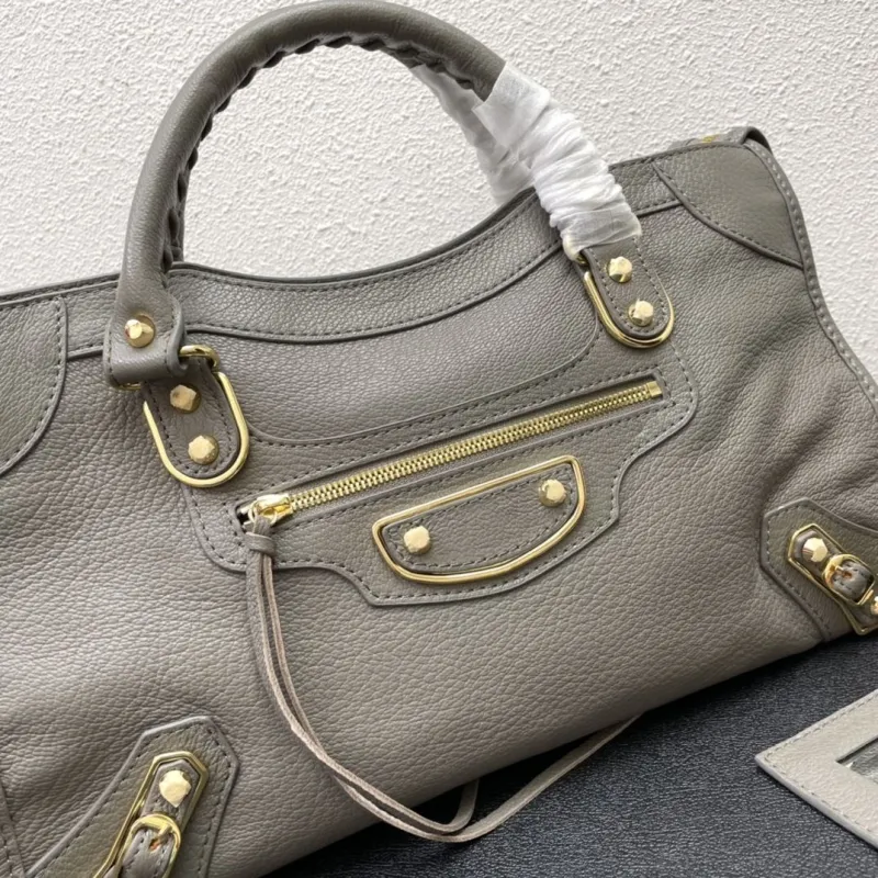 Balenciaga Large Gray Top Handle Bag - Image 4