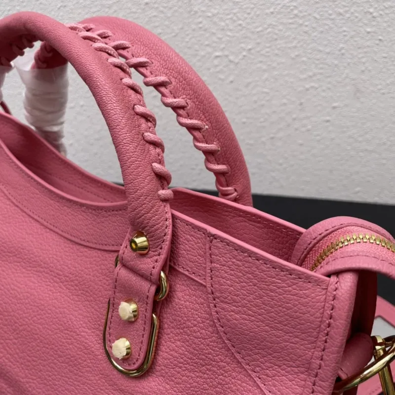 Balenciaga Large Pink Top Handle Bag 38cm - Image 6