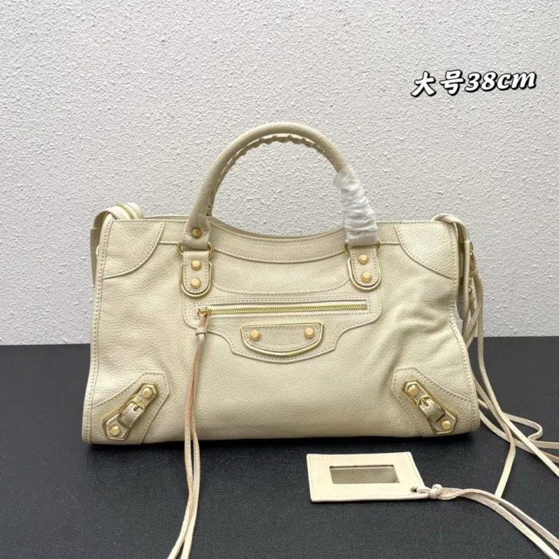 Balenciaga Large Cream Top Handle Bag 38cm