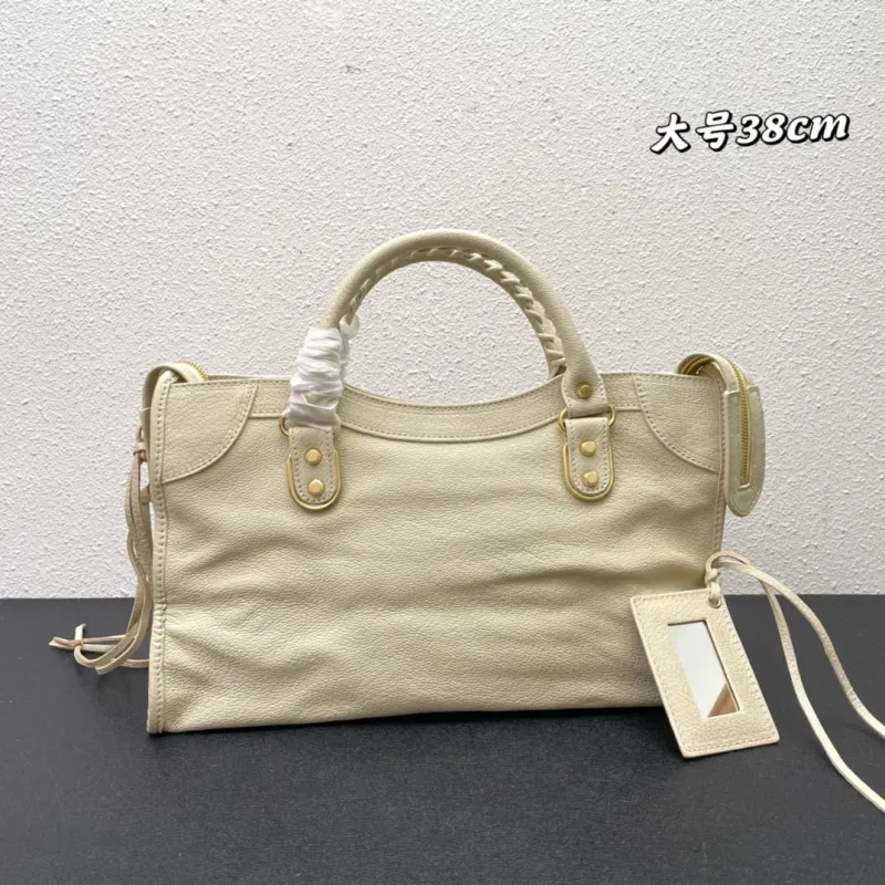 Alternative view of Balenciaga Large Cream Top Handle Bag 38cm