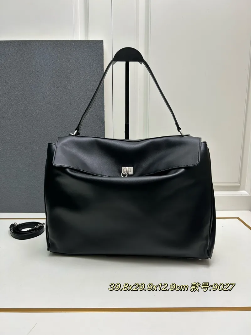 Balenciaga Black Top Handle Bag 9027