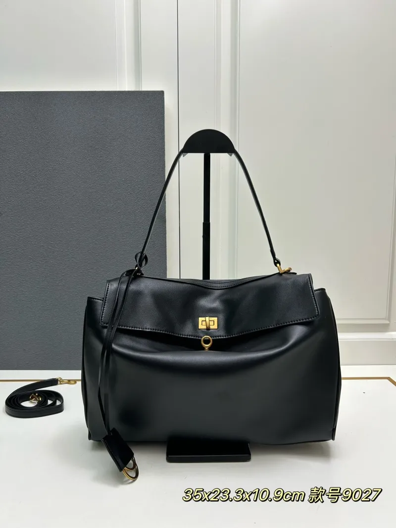 Balenciaga Black Top Handle Bag 9027