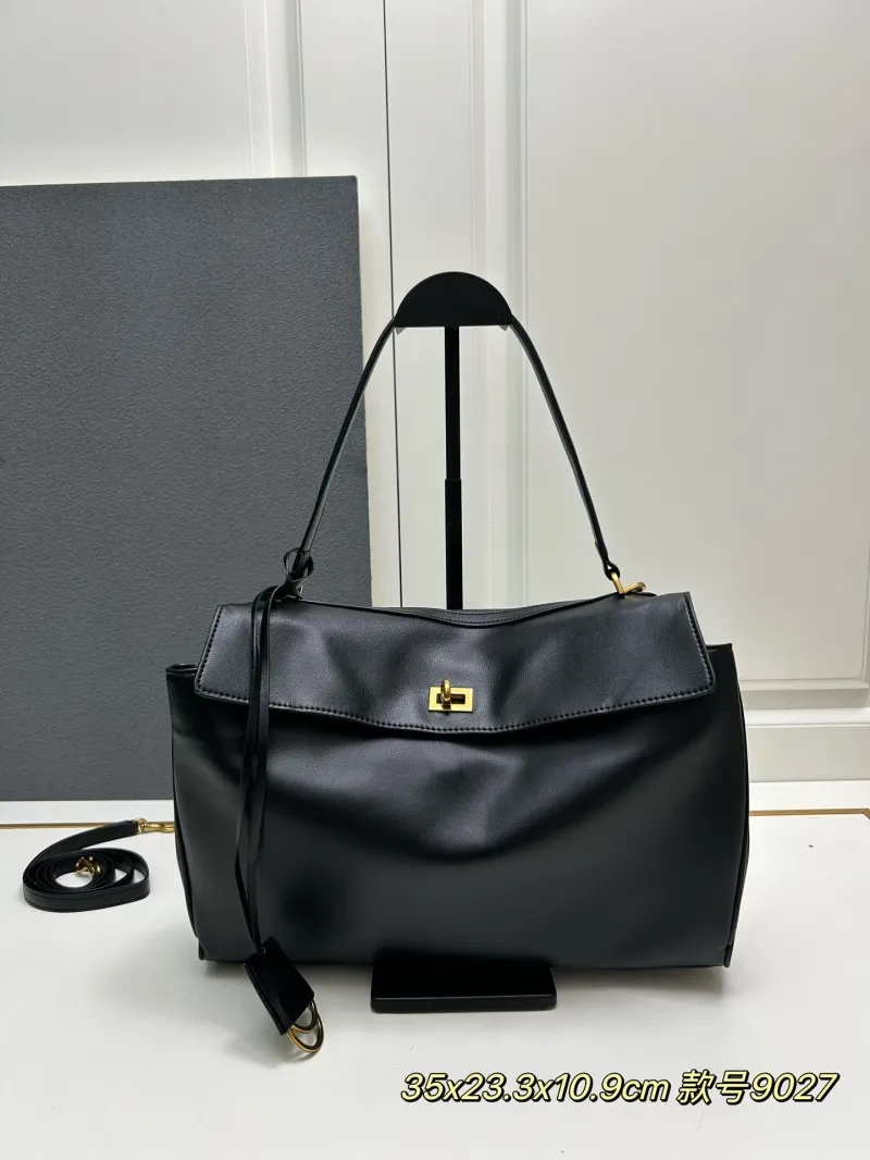 Alternative view of Balenciaga Black Top Handle Bag 9027