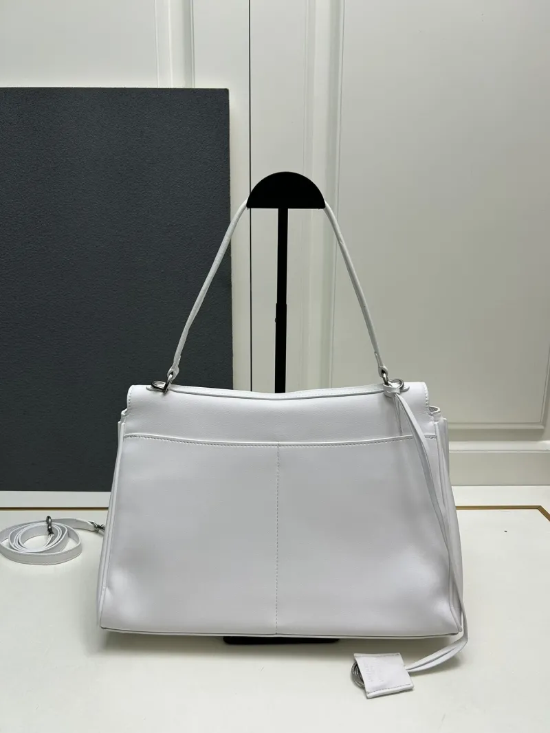 Balenciaga White Top Handle Bag 9027 - Image 3