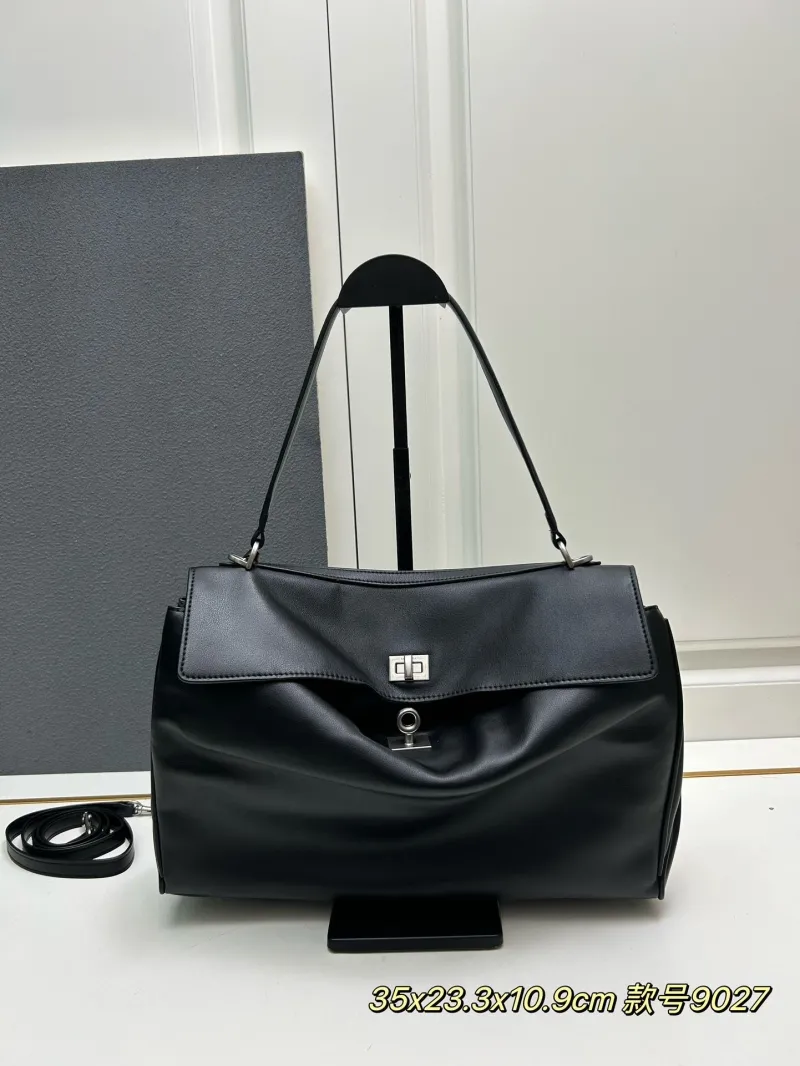 Balenciaga Black Top Handle Bag 9027