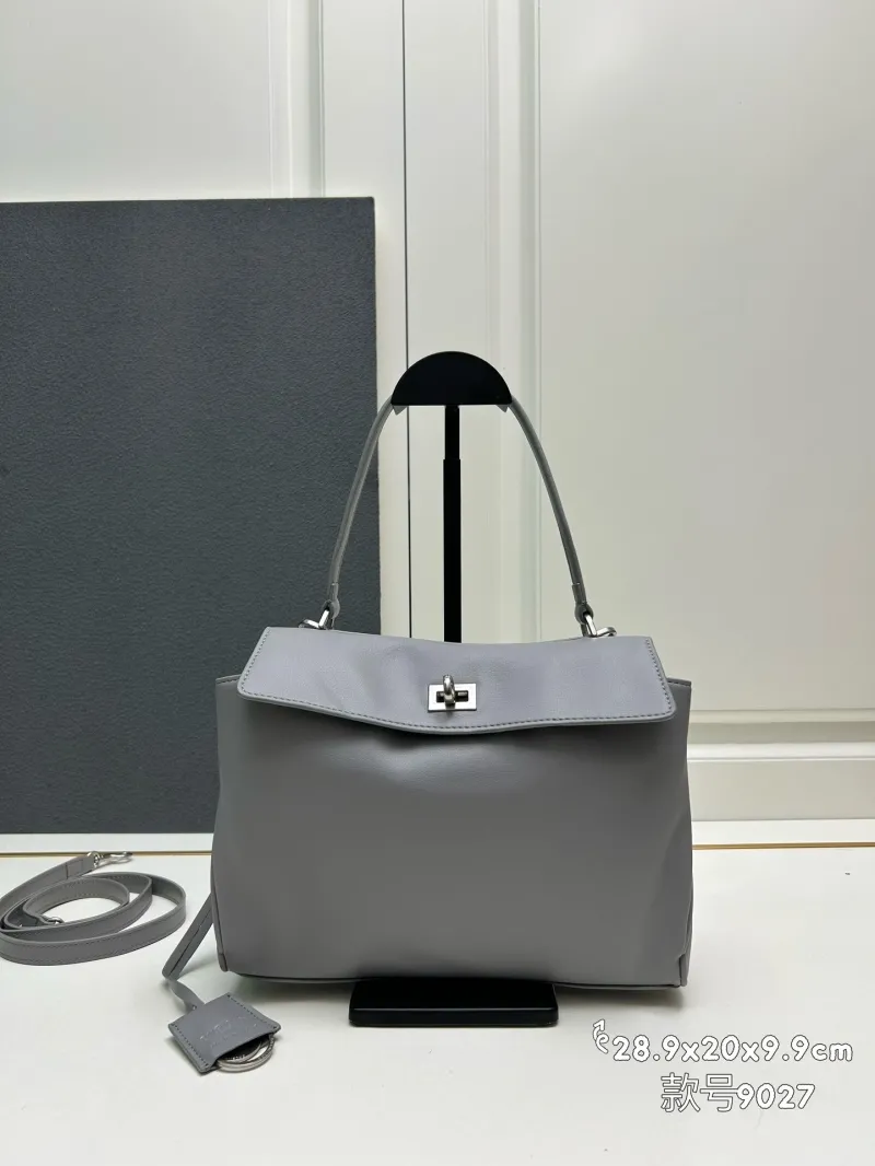 Balenciaga Gray Top Handle Bag 9027