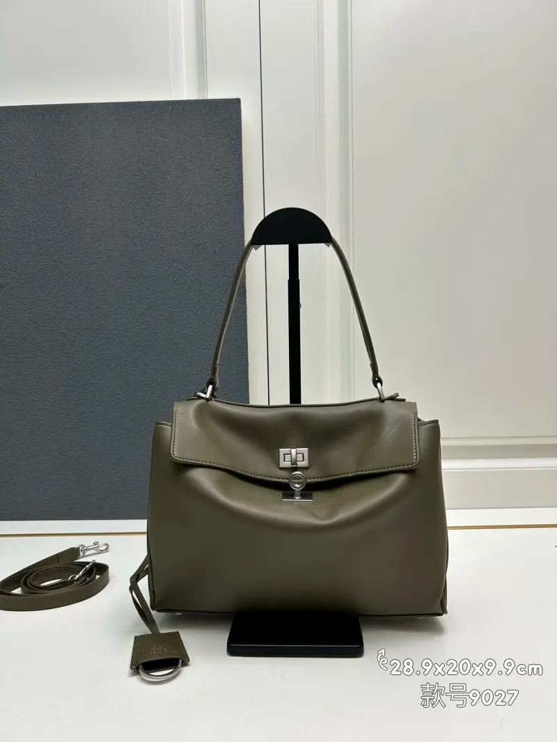Alternative view of Balenciaga Olive Top Handle Crossbody Bag 9027