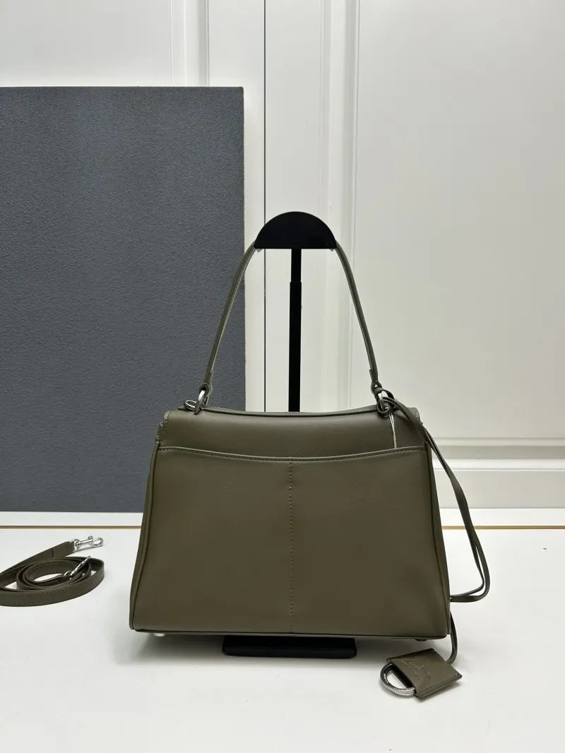 Balenciaga Olive Top Handle Crossbody Bag 9027 - Image 3