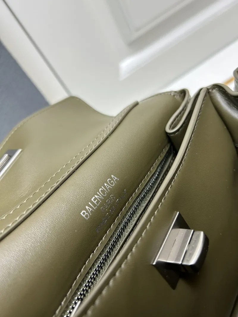Balenciaga Olive Top Handle Crossbody Bag 9027 - Image 9