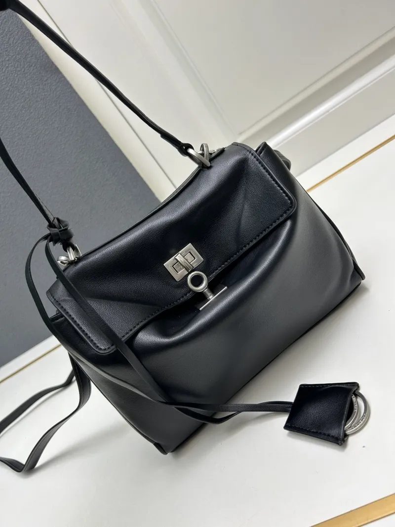 Balenciaga Black Top Handle Bag 9027 - Image 4