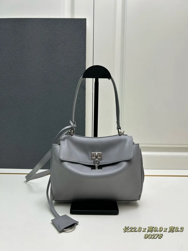 Alternative view of Balenciaga Gray Top Handle Crossbody Bag 9027