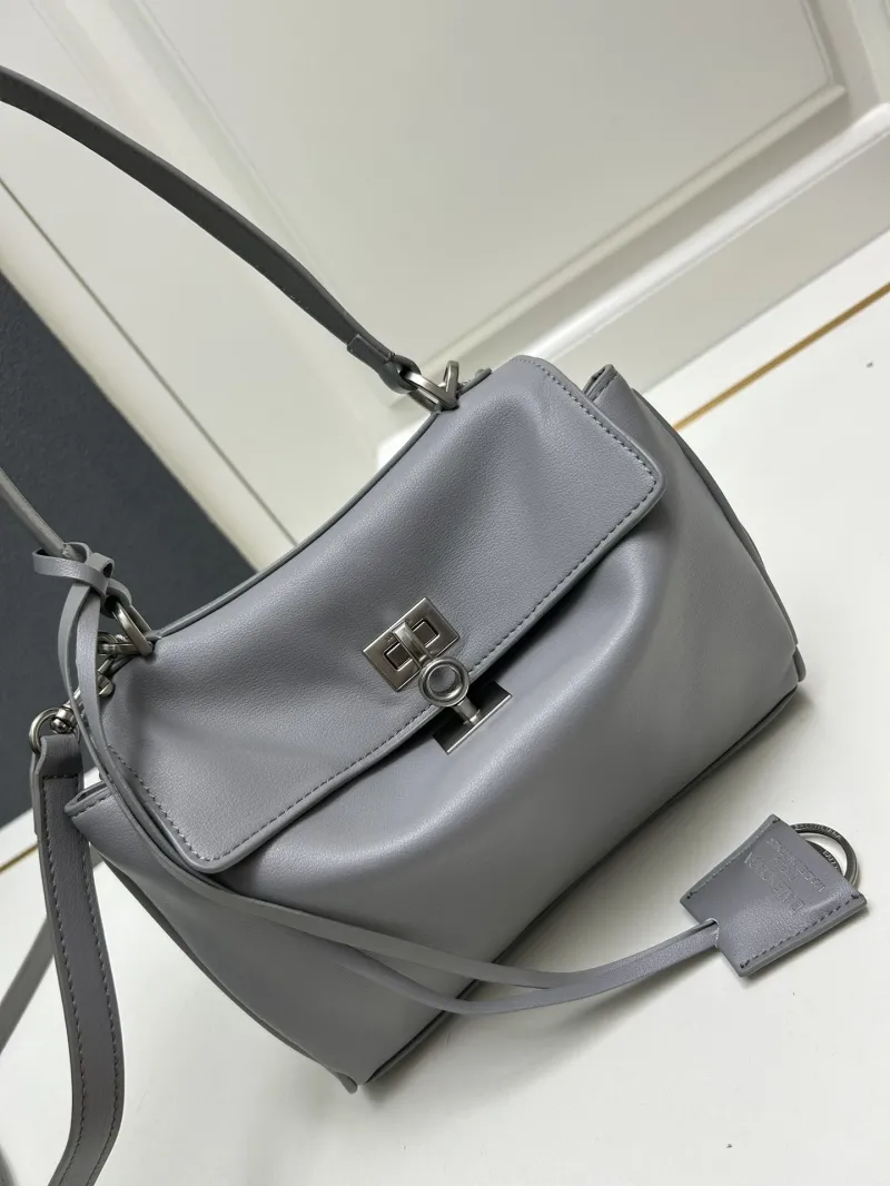 Balenciaga Gray Top Handle Crossbody Bag 9027 - Image 4