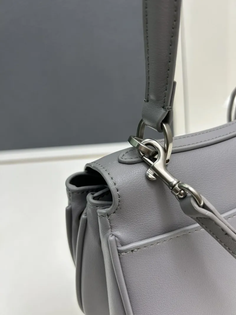 Balenciaga Gray Top Handle Crossbody Bag 9027 - Image 5