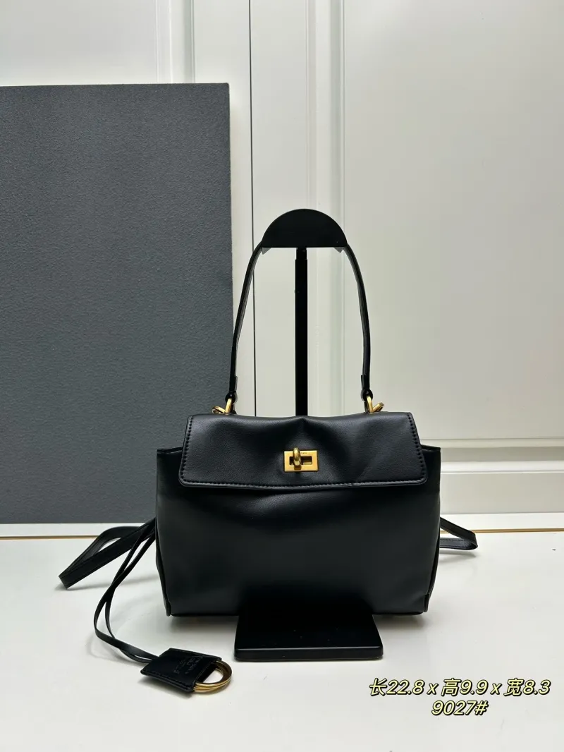 Balenciaga Black Top Handle Bag 9027