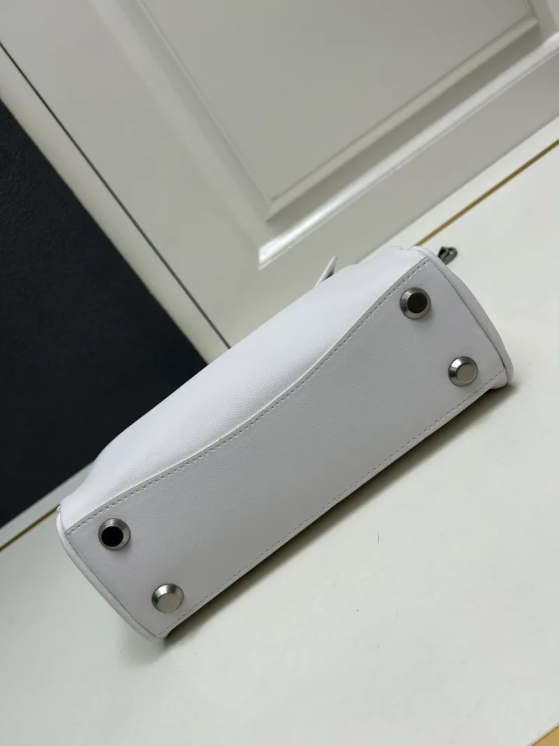 Balenciaga White Top Handle Bag 9027 - Image 9