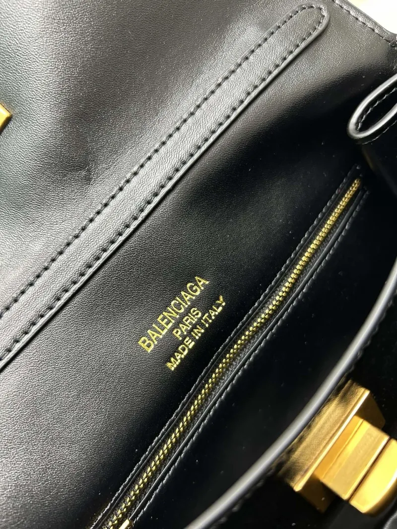 Alternative view of Balenciaga Large Black Crocodile Top Handle Bag 326