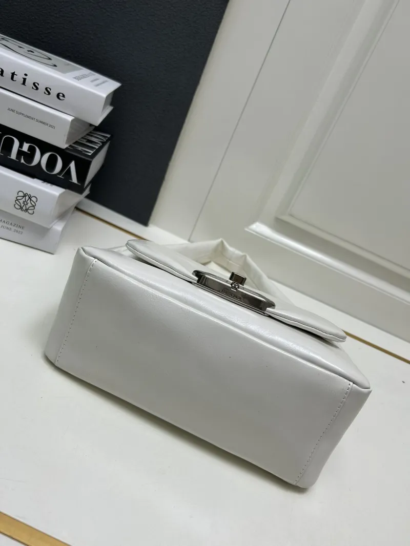 Balenciaga White Top Handle Bag 9028 - Image 8