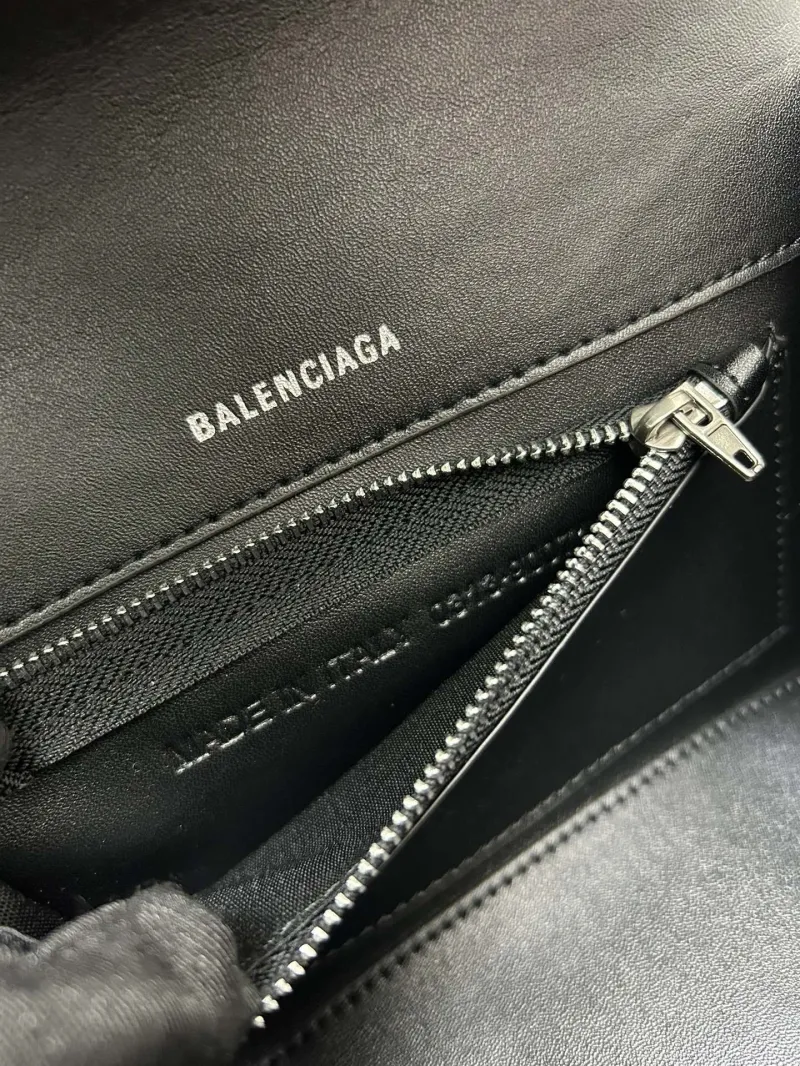 Balenciaga Black Top Handle Shoulder Bag 9026 - Image 9