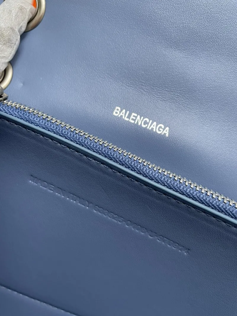 Balenciaga 8911 Small 25cm Denim Chain Shoulder Bag - Image 9