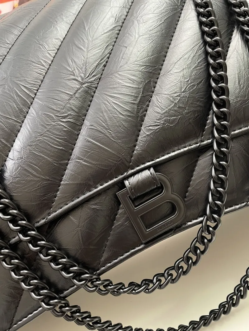 Balenciaga Black Chain Shoulder Bag 8911 39.9cm - Image 4