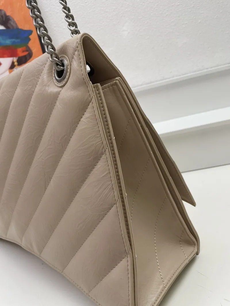 Balenciaga Beige Chain Shoulder Bag 8911 - Image 6