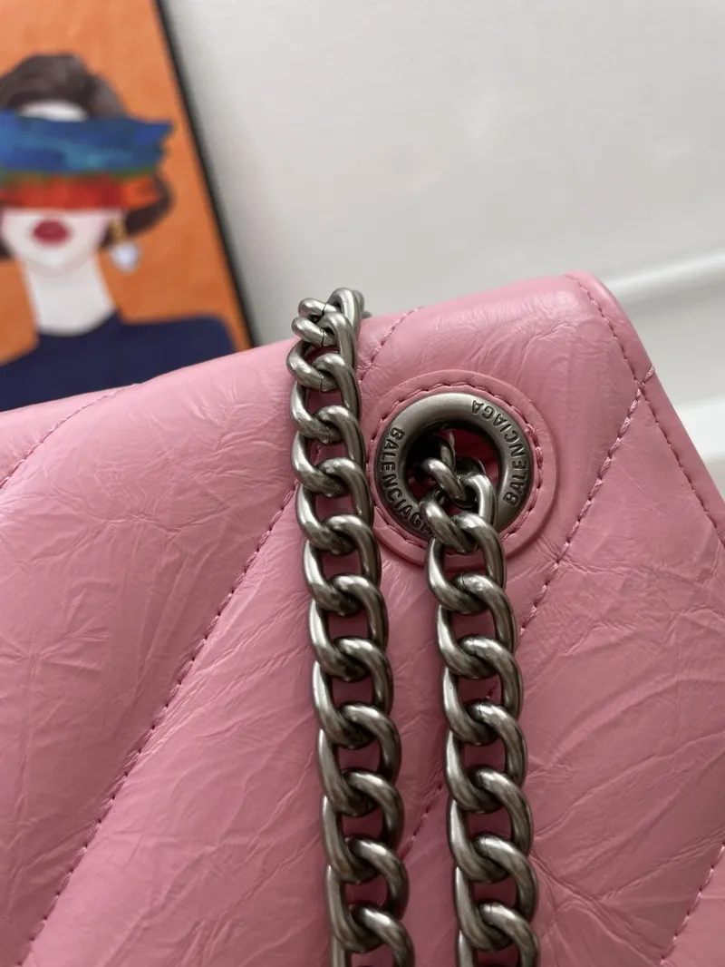 Balenciaga Pink Chain Shoulder Bag 8911 - Image 4