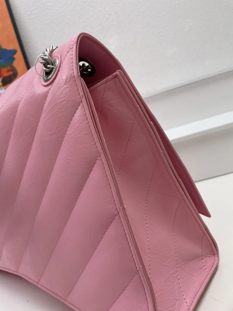 Balenciaga Pink Chain Shoulder Bag 8911 - Image 6