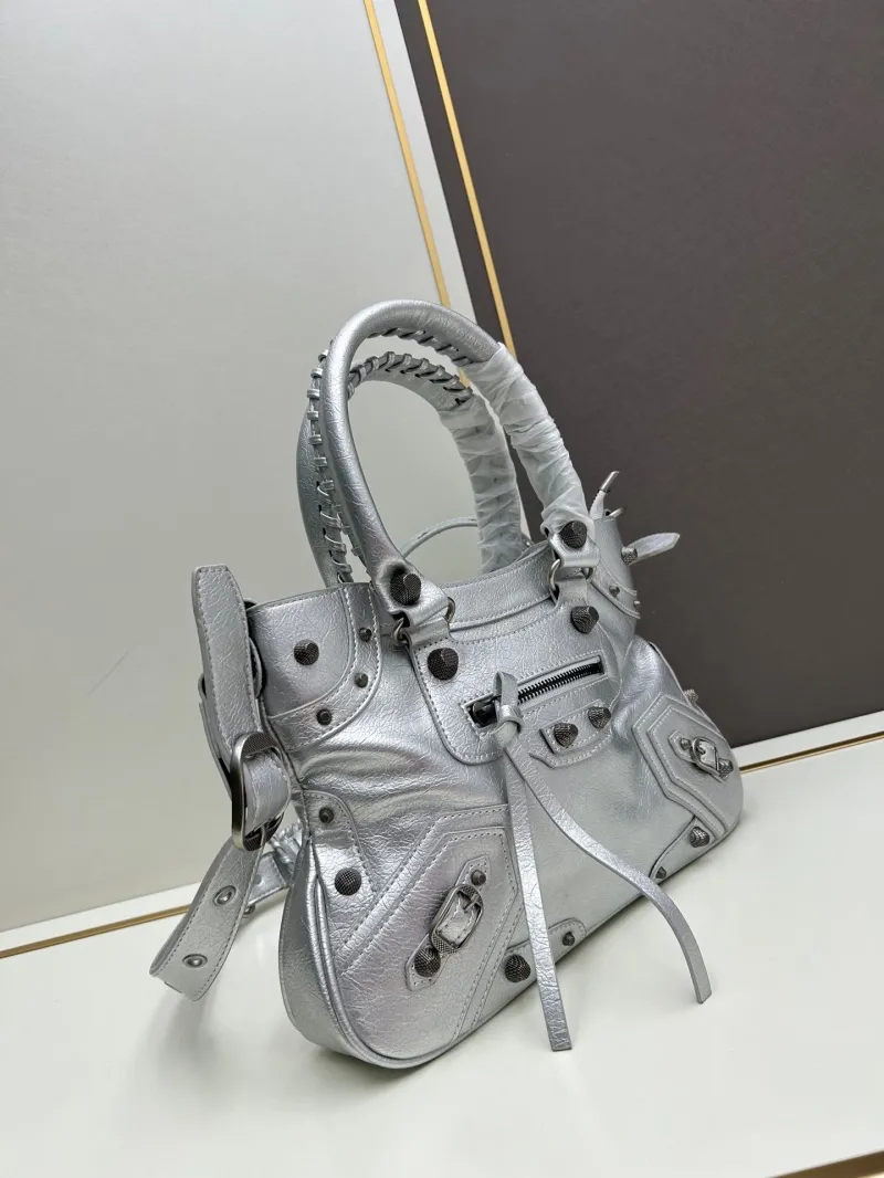 Alternative view of Balenciaga Silver Top Handle Bag 6028