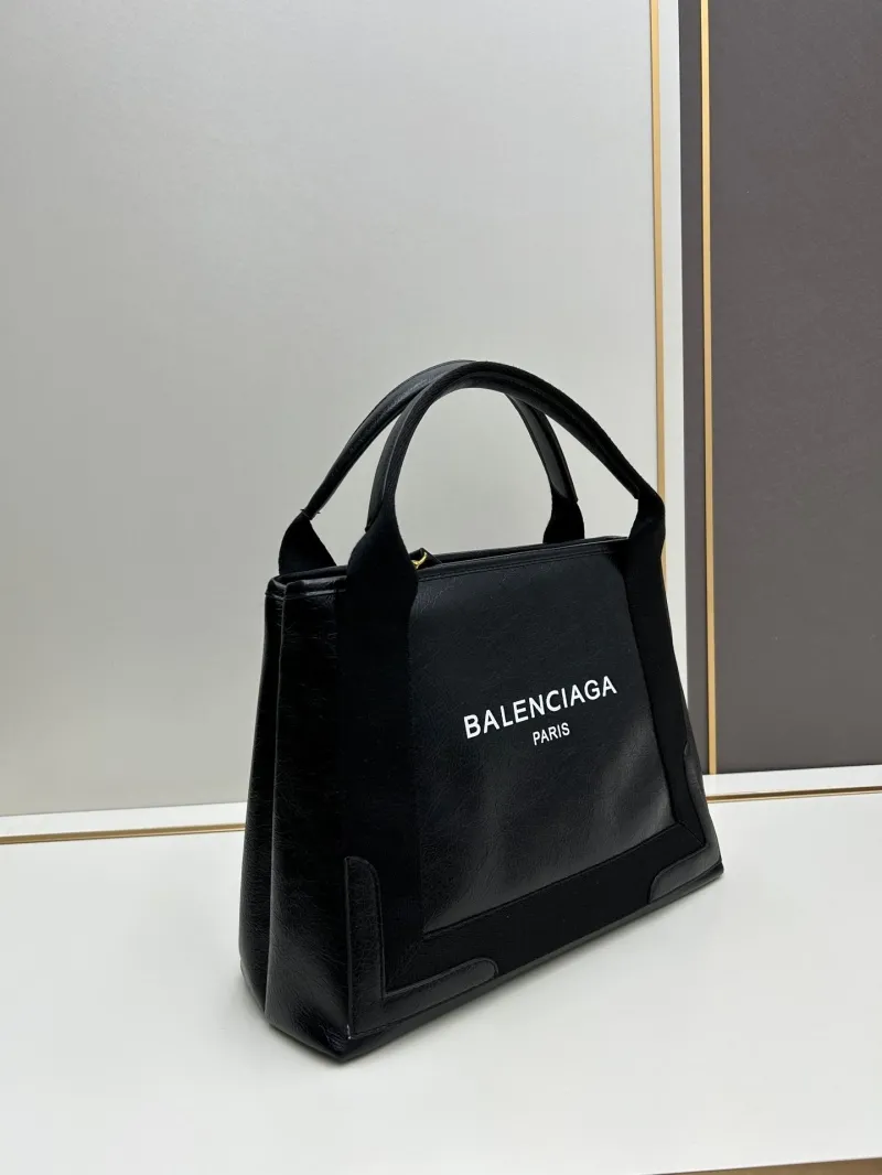 Alternative view of Balenciaga Black Top Handle Tote Bag 6034