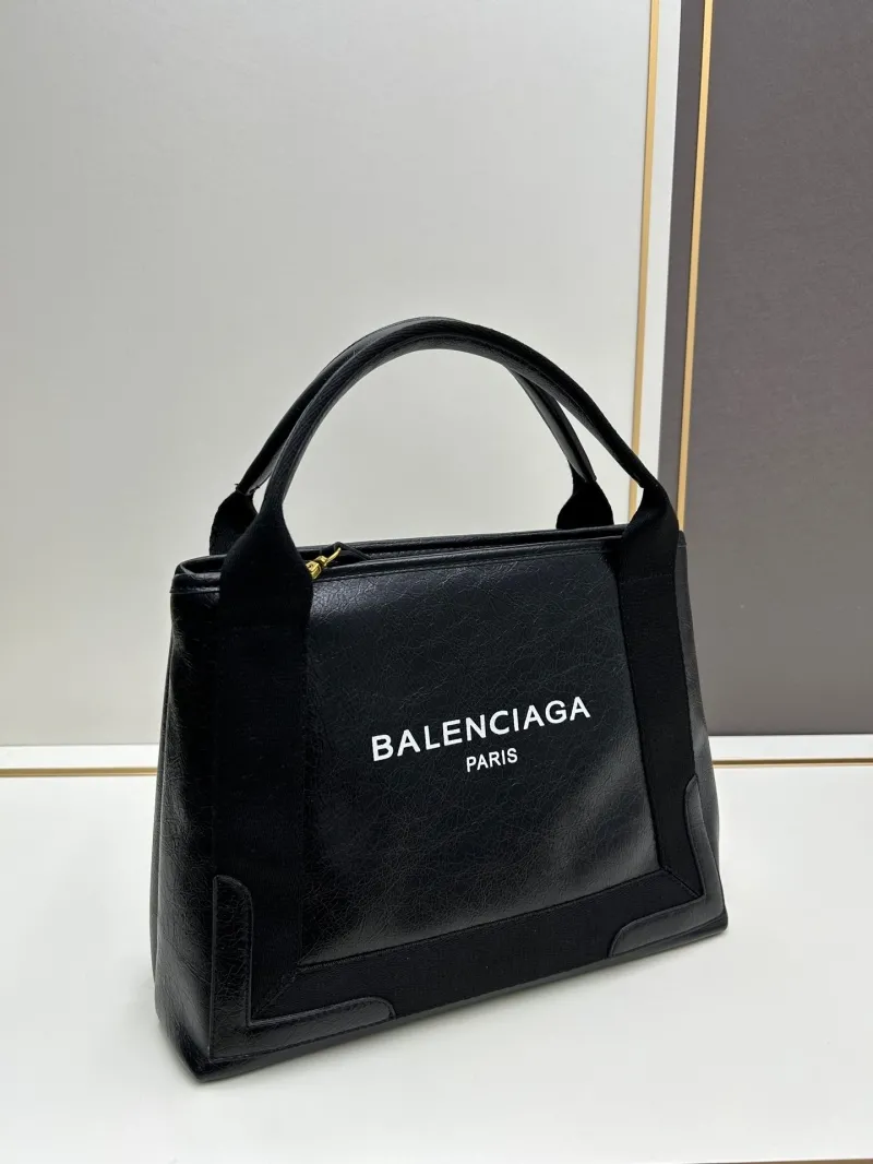 Balenciaga Black Top Handle Tote Bag 6034 - Image 4