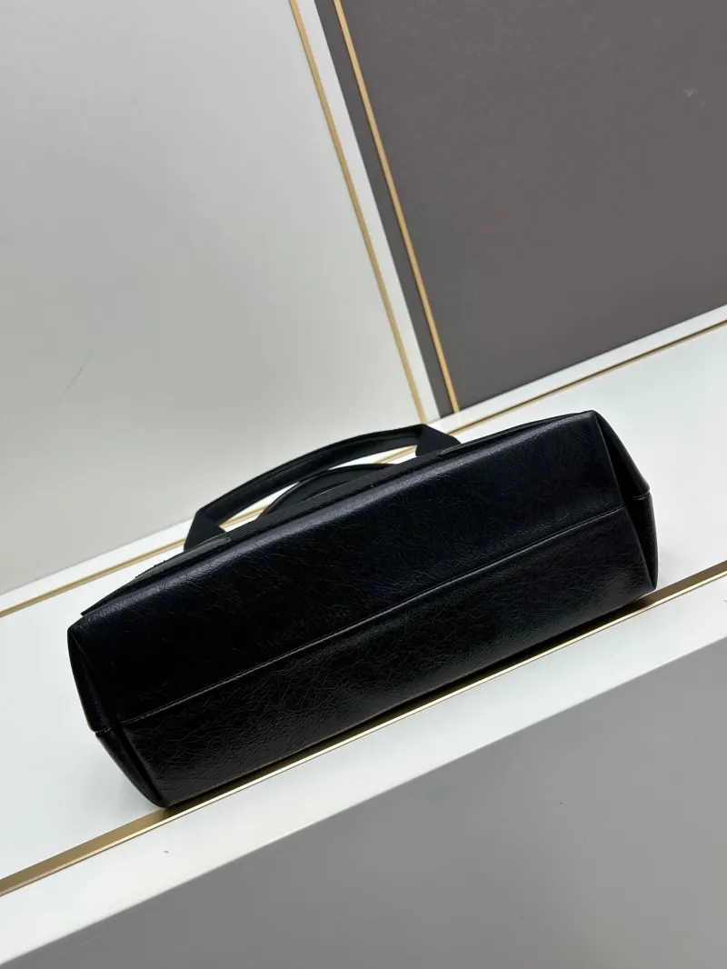 Balenciaga Black Top Handle Tote Bag 6034 - Image 5