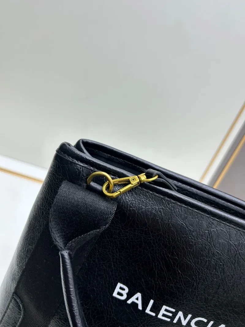 Balenciaga Black Top Handle Tote Bag 6034 - Image 6