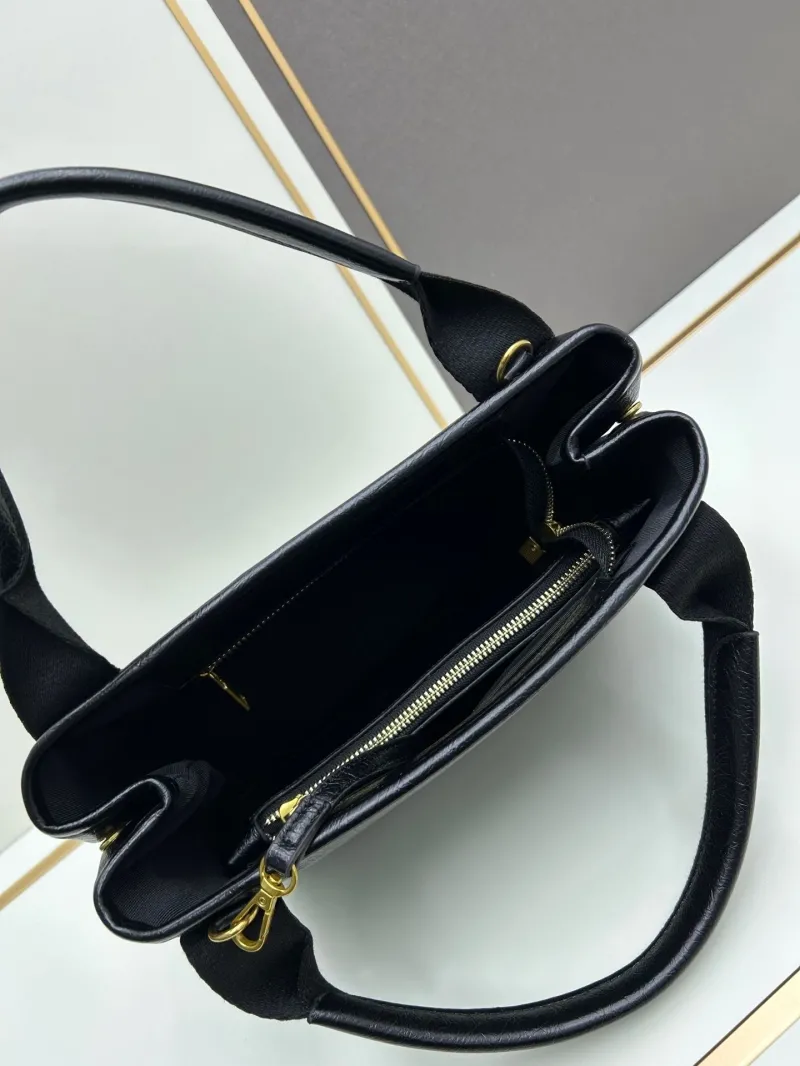 Balenciaga Black Top Handle Tote Bag 6034 - Image 7