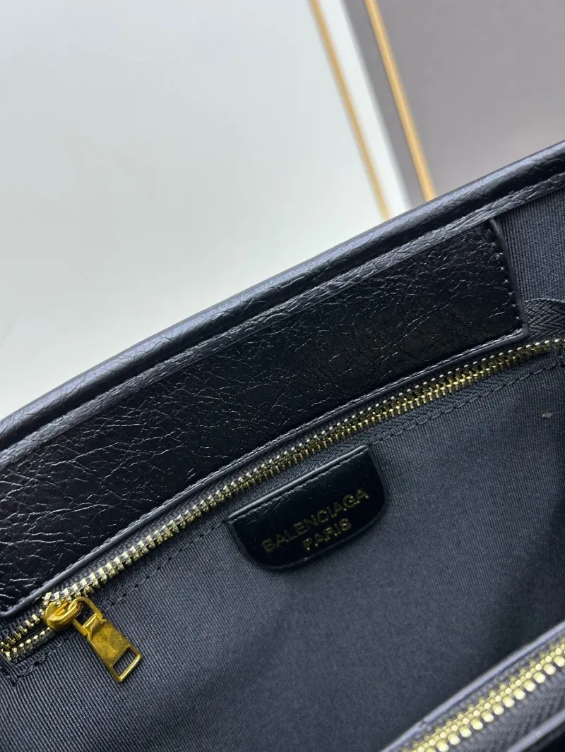 Balenciaga Black Top Handle Tote Bag 6034 - Image 8