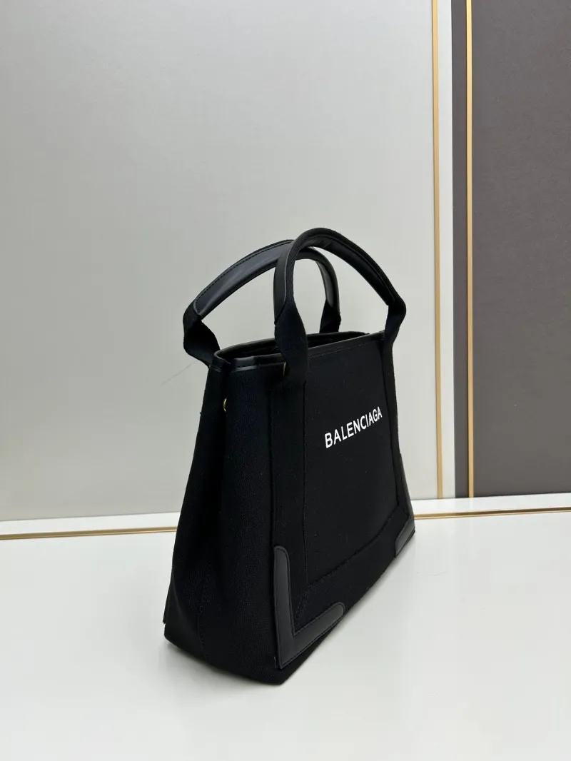 Alternative view of Balenciaga Black Top Handle Tote Bag 6034